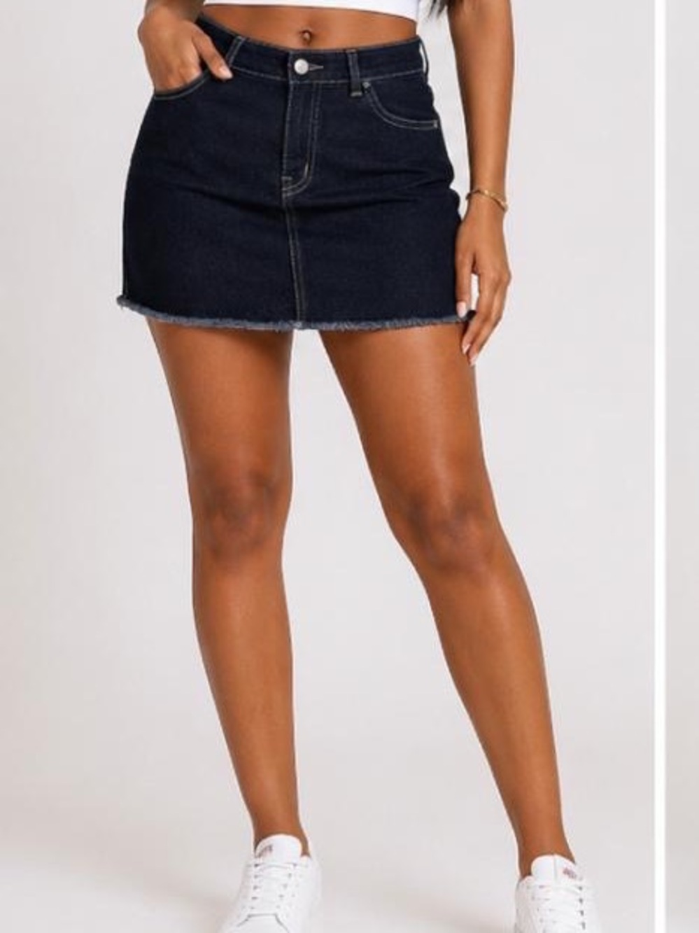 Style & Co. Dark Wash Denim Mini Skirt